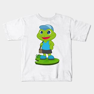 Frog Hiker Sling bag Kids T-Shirt